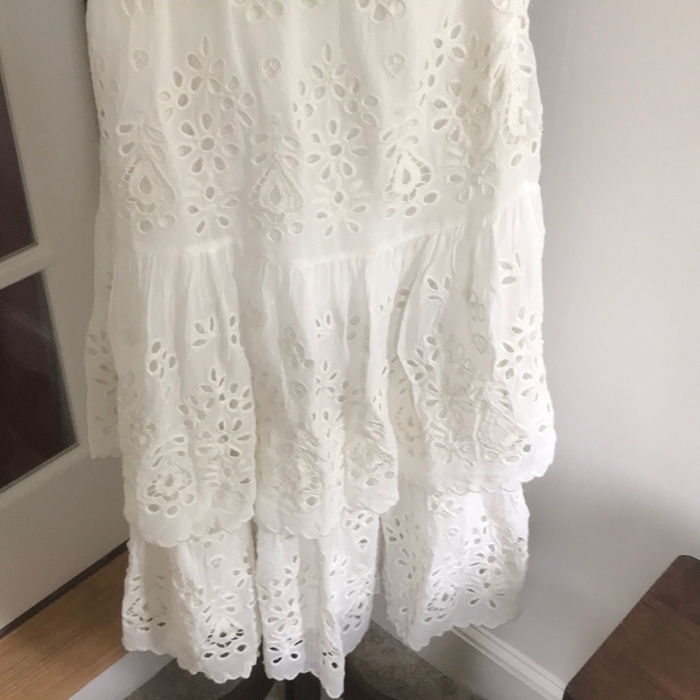 SALE New Free People Wilder Eyelet Midi/Maxi Skirt Size 0 or 2 NWOT - Picture 5 of 14